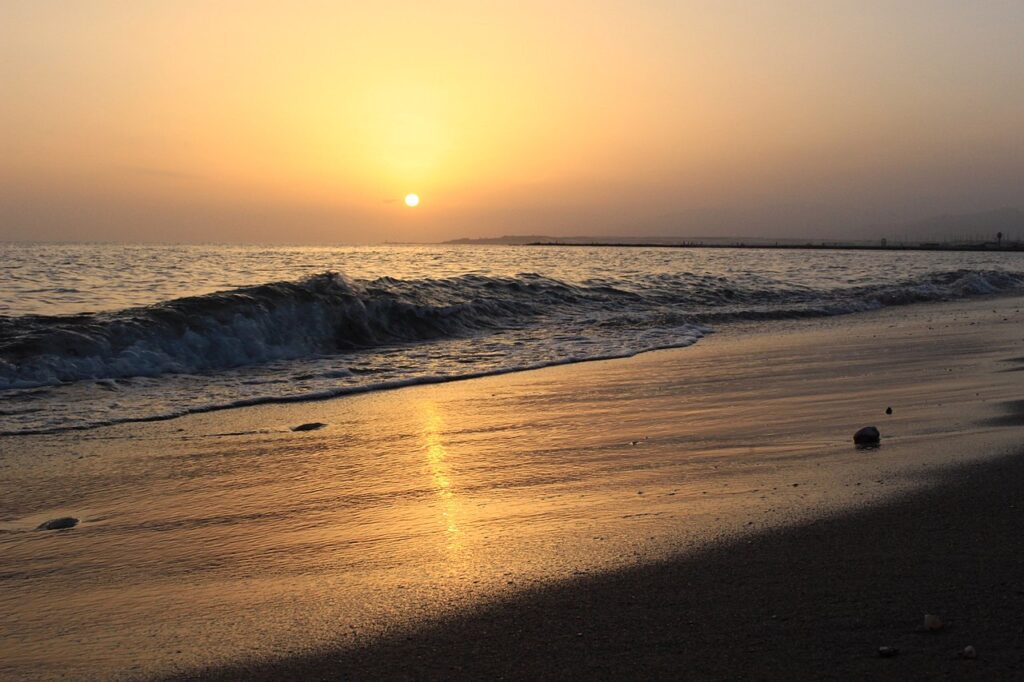 Atardecer en Almerimar