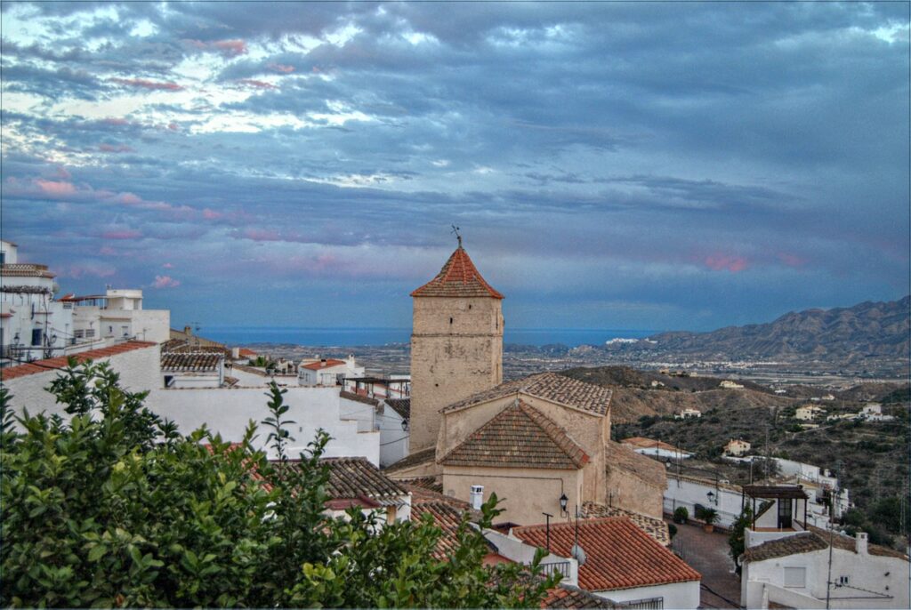 Pueblo de Bédar, en la Sierra de Cabrera-Bédar.